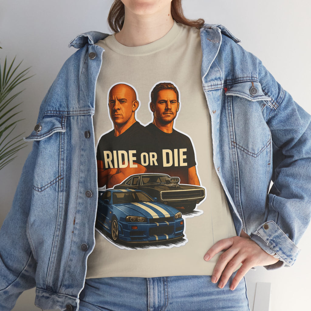 Ride or Die Street Racing Graphic Cotton Tee