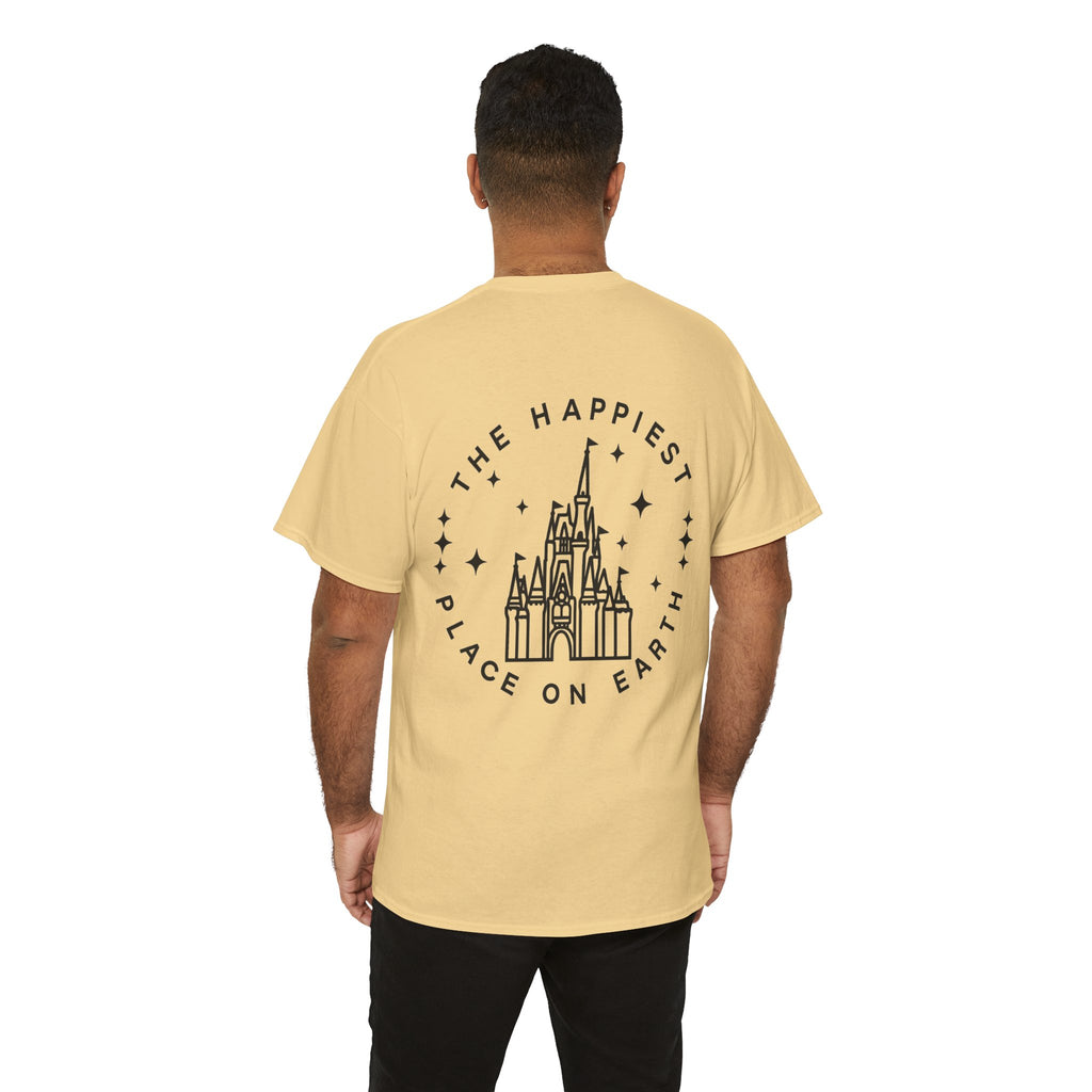 The Happiest Place on Earth Castle Graphic Cotton T-Shirt