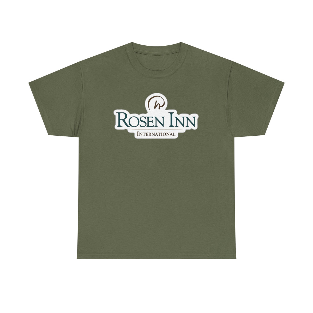 Rosen Inn International Inspired Logo Cotton T-Shirt Tee