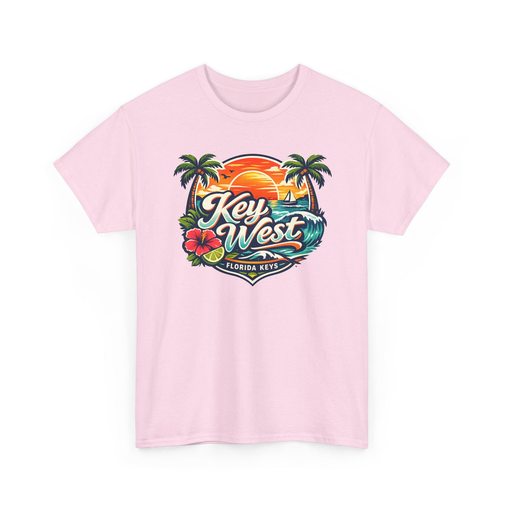 Key West Florida Keys T‑Shirt — Tropical Sunset Palm Beach Souvenir Tee
