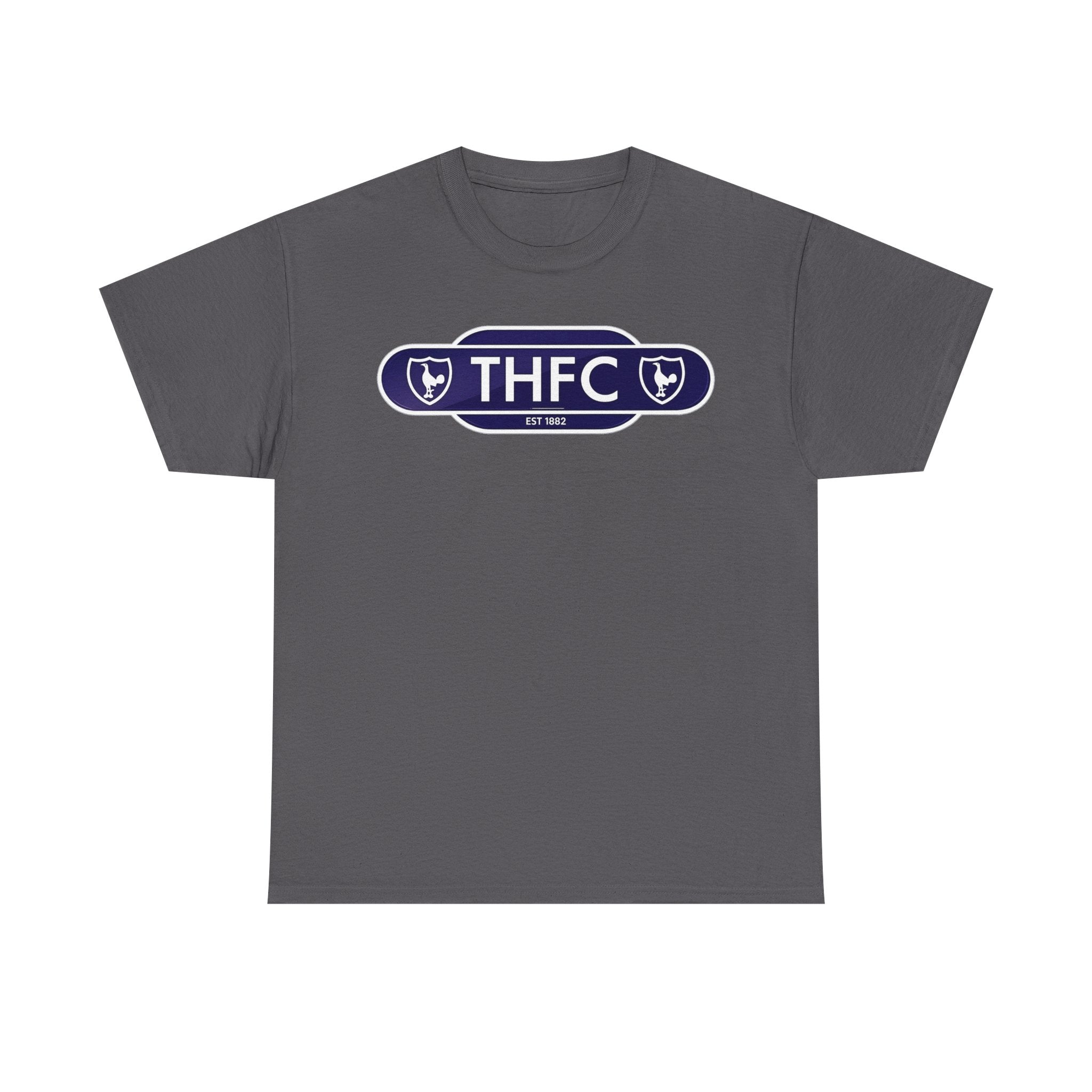 THFC Tottenham Hotspur Railway Sign T‑Shirt — Retro Football Club Tee