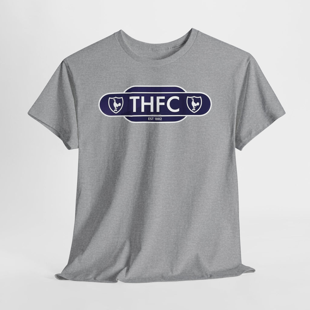 THFC Tottenham Hotspur Railway Sign T‑Shirt — Retro Football Club Tee