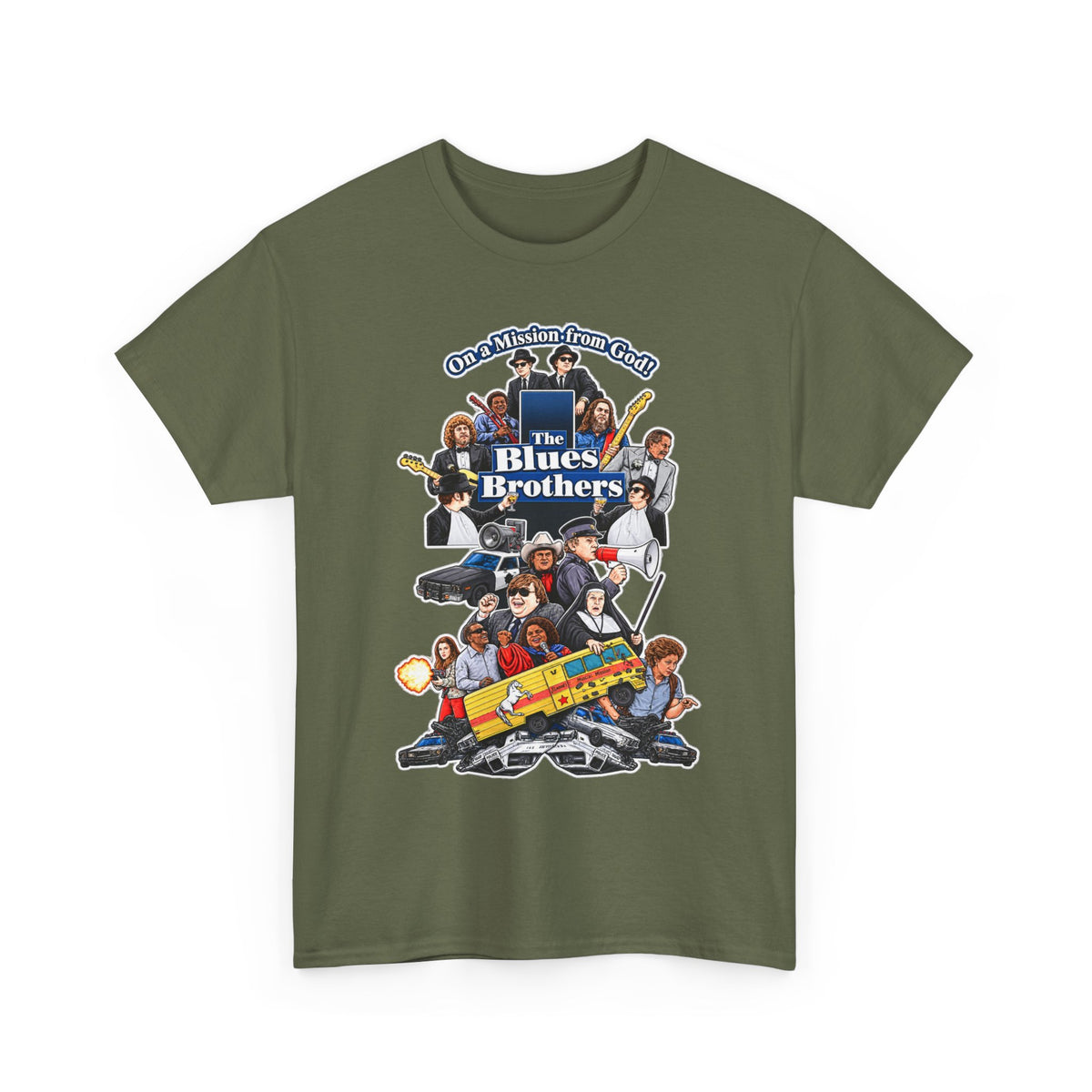 The Blues Brothers Movie Graphic Cotton T-Shirt