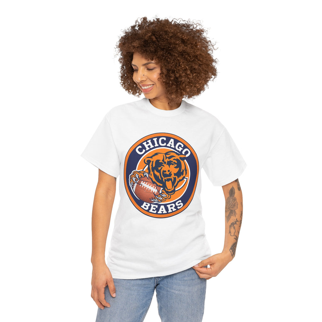 Chicago Bears Vintage Football Tee - Cotton T-Shirt