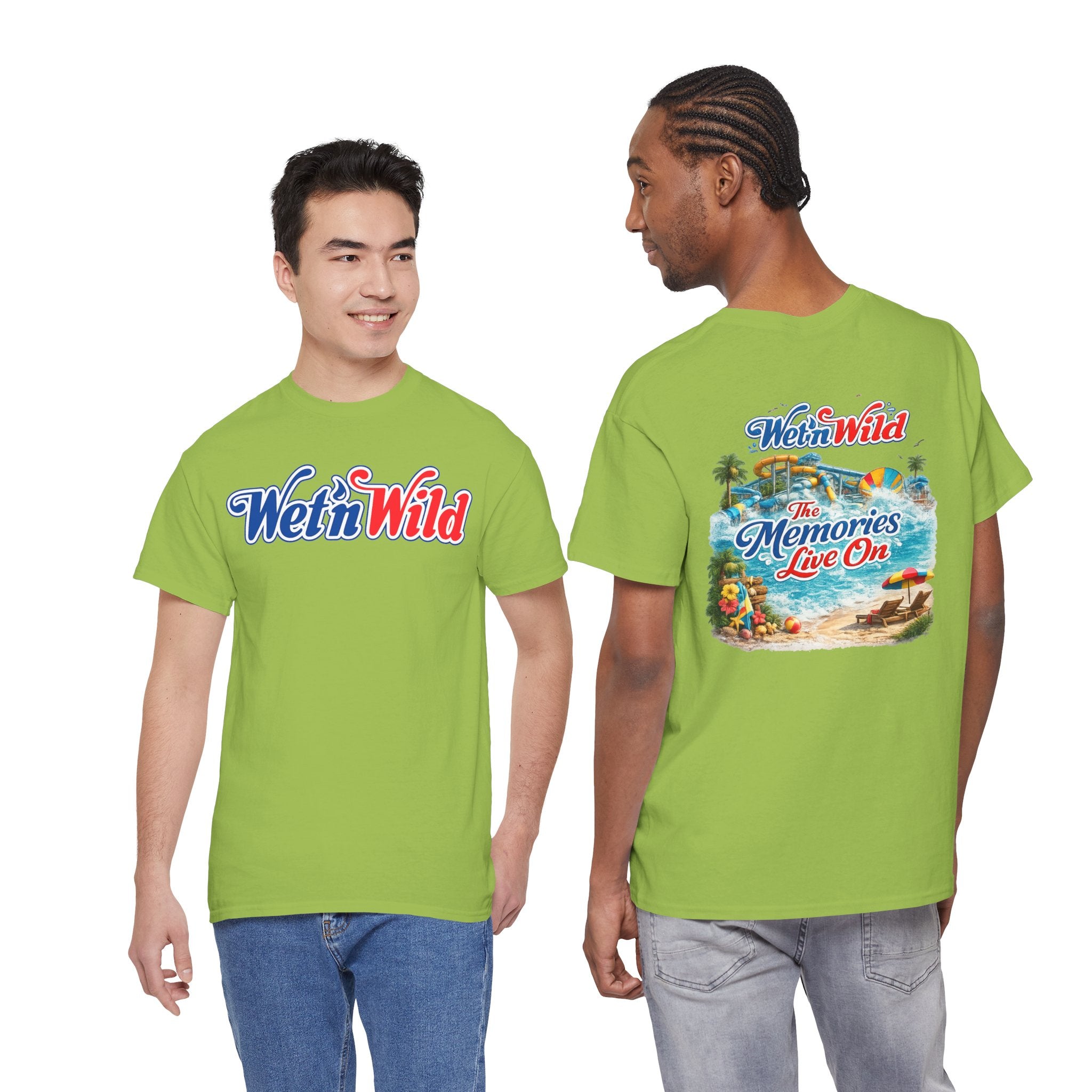 Wet 'n Wild Orlando Graphic Tee — "The Memories Live On" Retro Vacation T‑Shirt