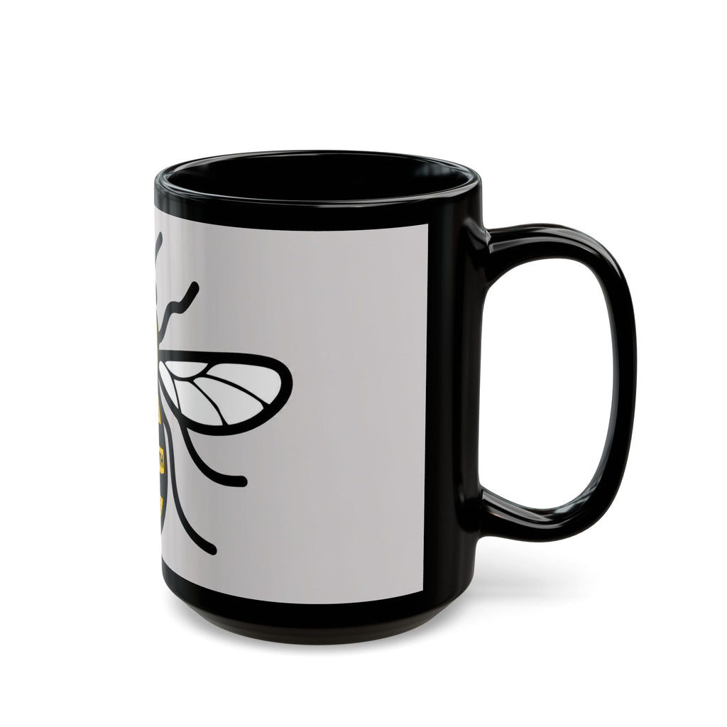 Manchester Bee of Hope Coffee Mug – Hope Strength Peace 11oz/15oz Black Ceramic