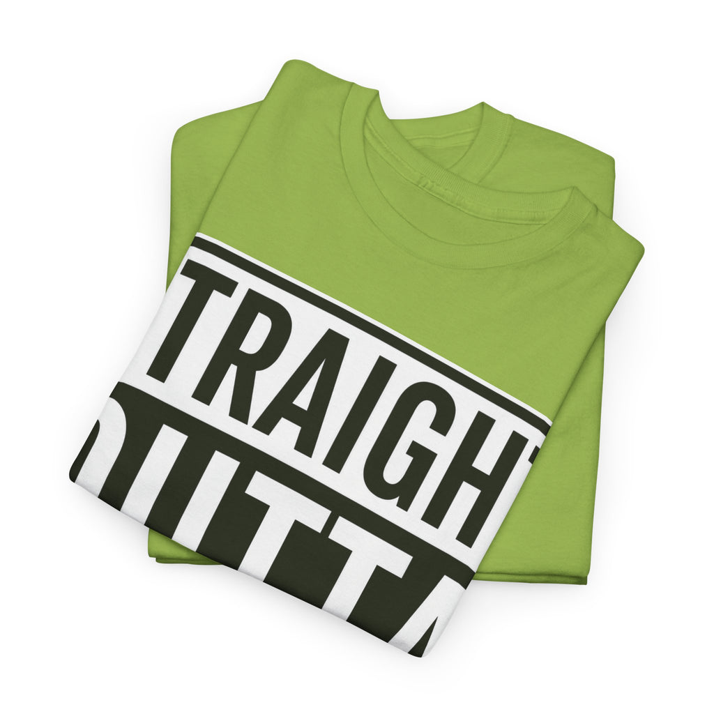 T-Shirt — "Straight Outta Mounjaro" Bold Typography Tee