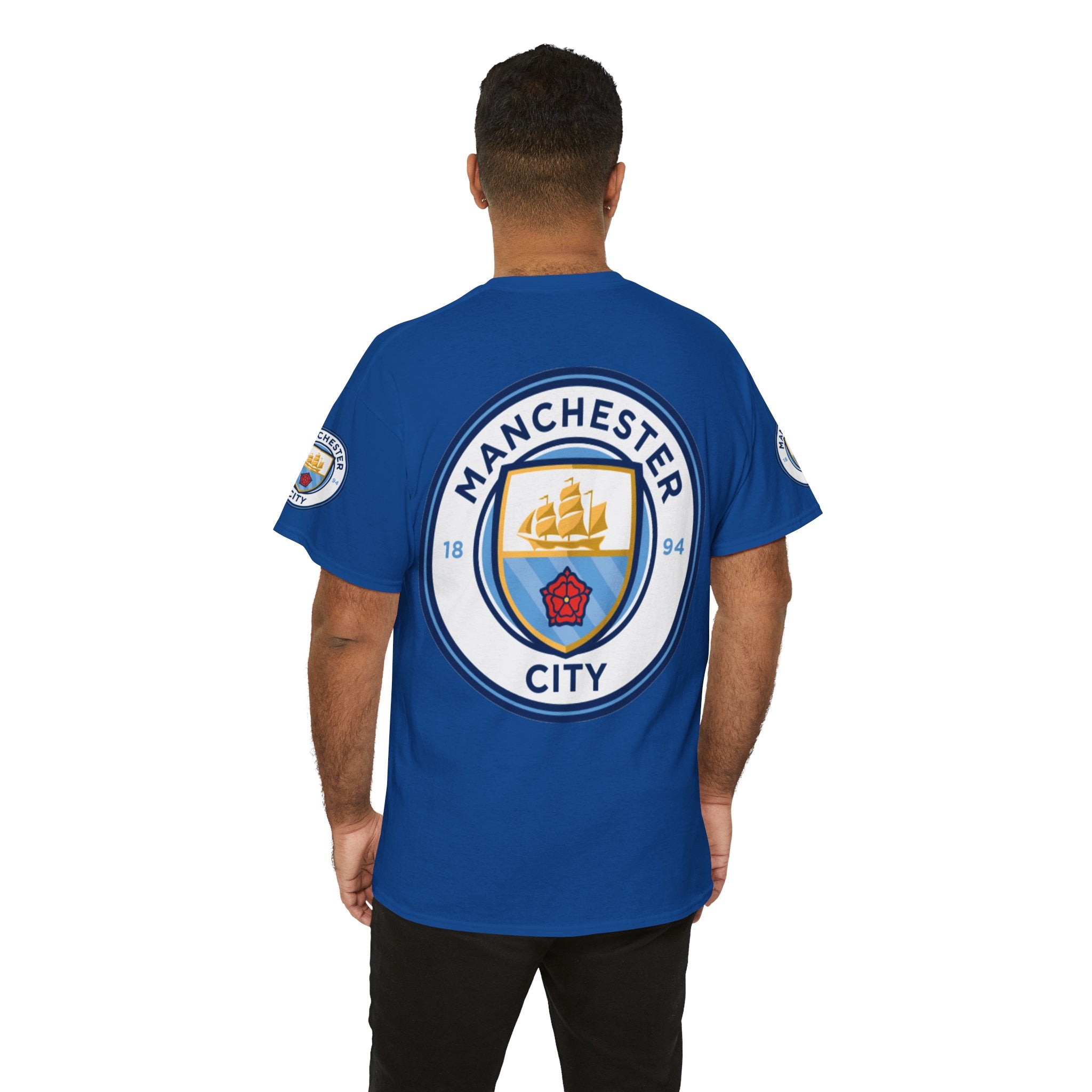 Manchester City Crest T-Shirt — Football Club Logo Tee