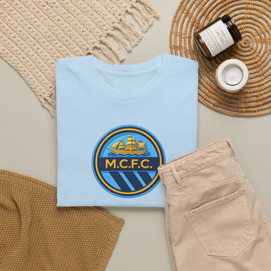 Manchester City Inspired MCFC Unisex Heavy Cotton Tee