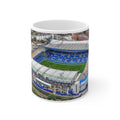Chelsea FC Stamford Bridge Stadium Aerial Photo Ceramic Coffee Mug — 11oz & 15oz