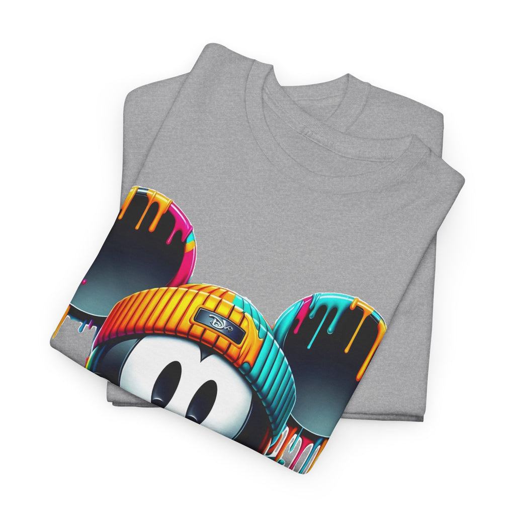 Mickey Graphic Tee — Colorful Street Art Mouse Character T-Shirt
