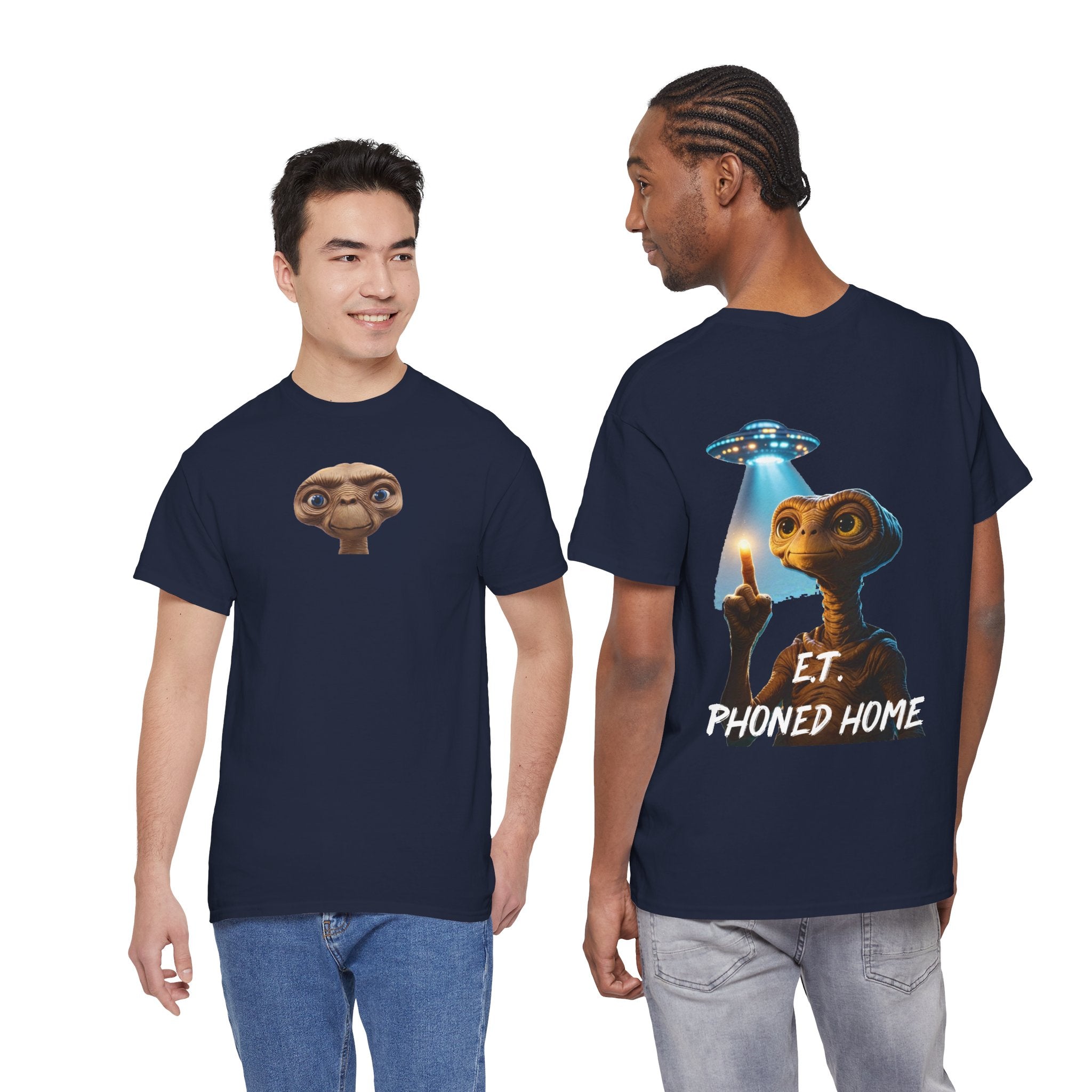 E.T. Phoned Home Tee — Retro Sci‑Fi Alien Graphic T-Shirt