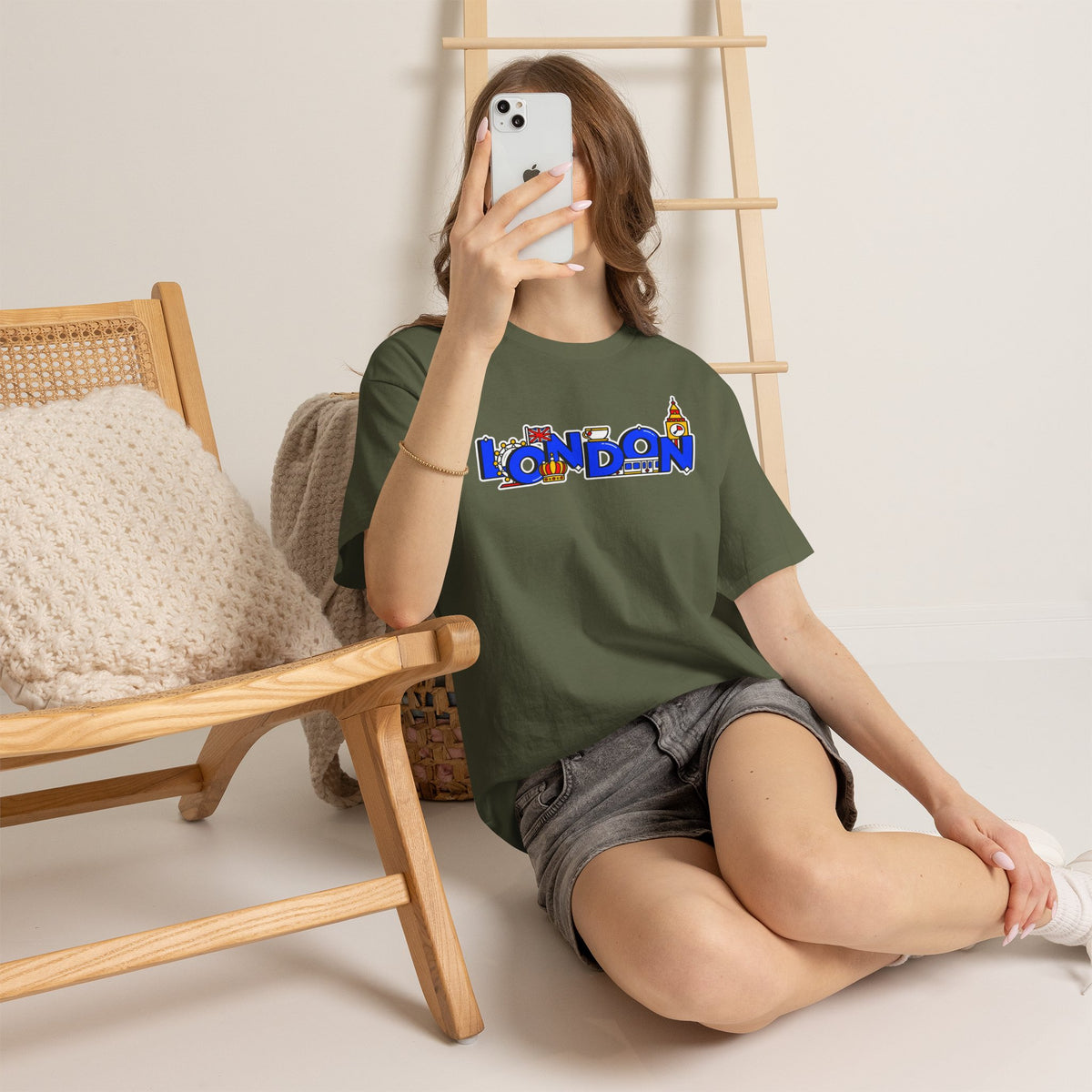 London Cityscape Tee — Illustrated London Landmarks Shirt
