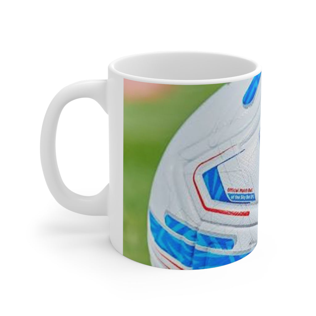 EFL Puma Football Match Ball Mug — Sky Bet EFL Design, Ceramic Coffee Cup (11oz/15oz)