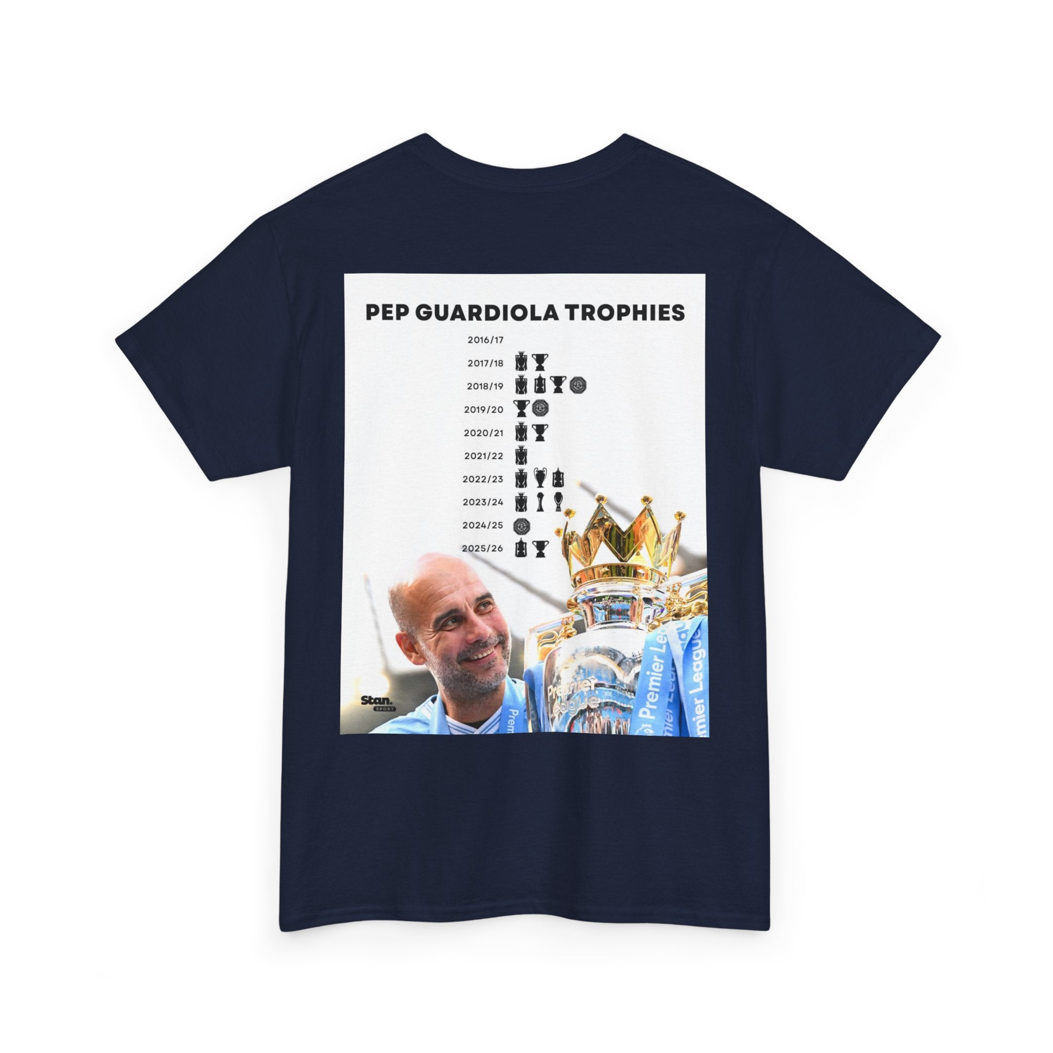 Pep Guardiola Trophies Graphic Tee
