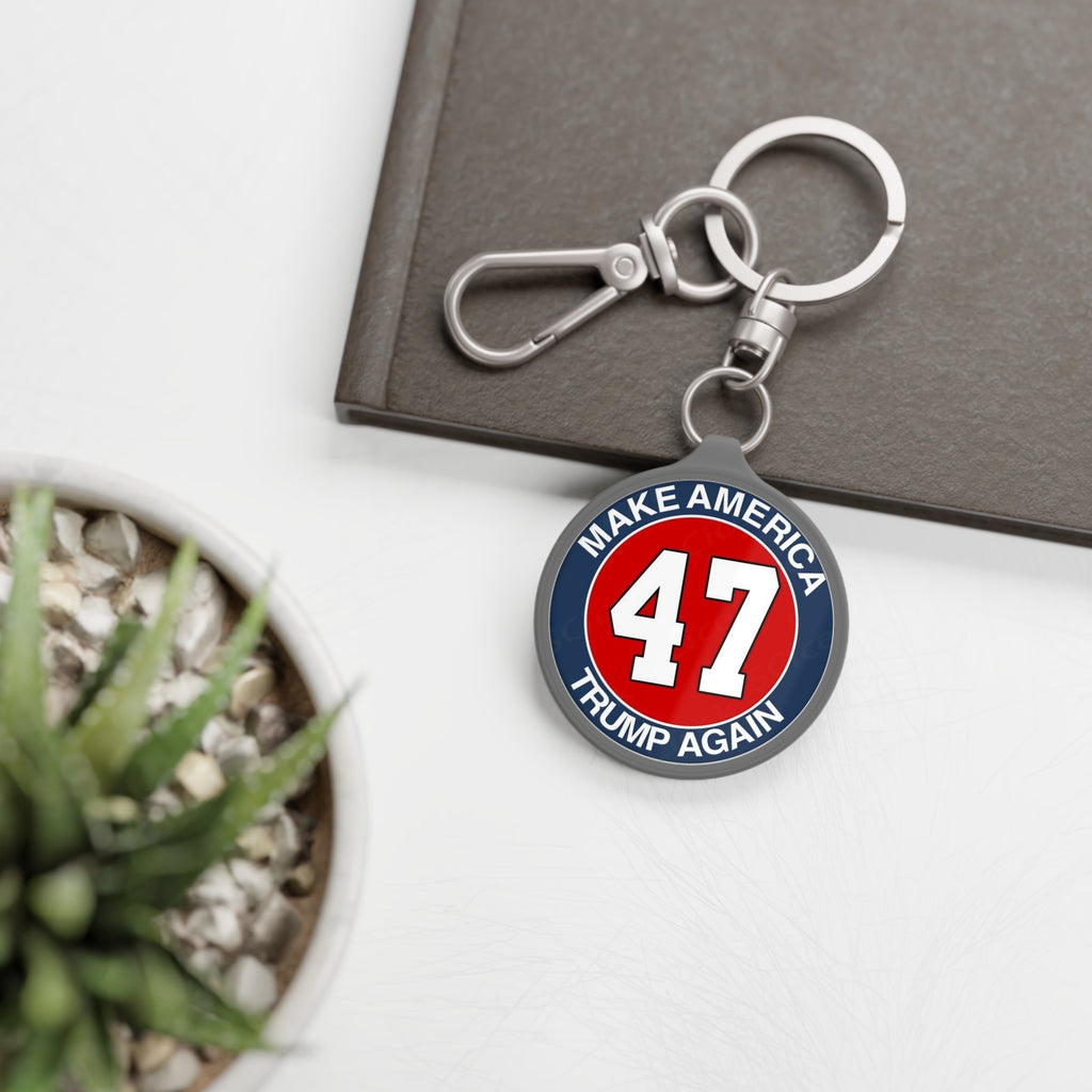 Make America 47 Trump Again Keyring