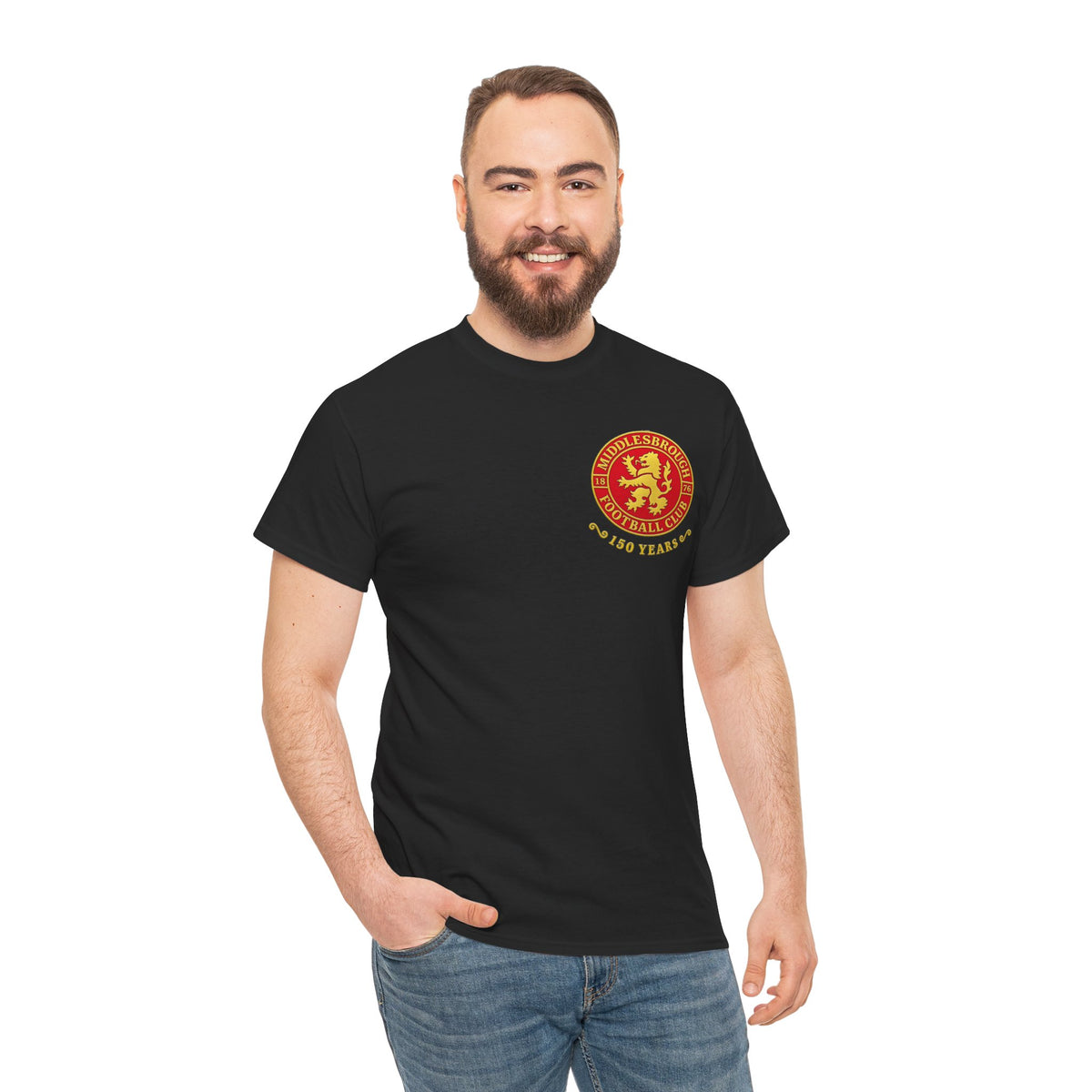 Middlesbrough 150th Crest Cotton T-Shirt