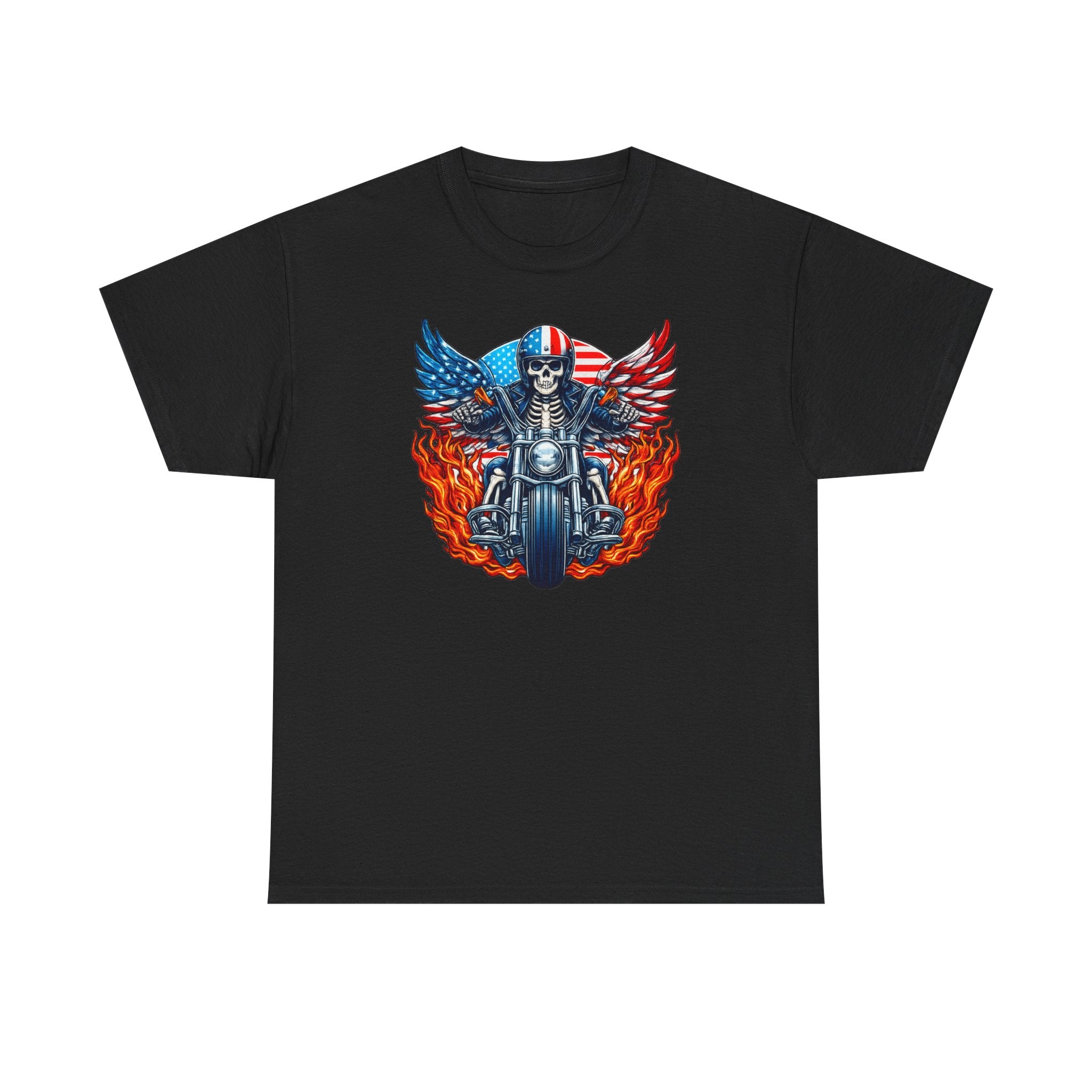 Biker Skull Motorcycle Tee — Sons of Tradition Archangels Chapter Graphic Shirt