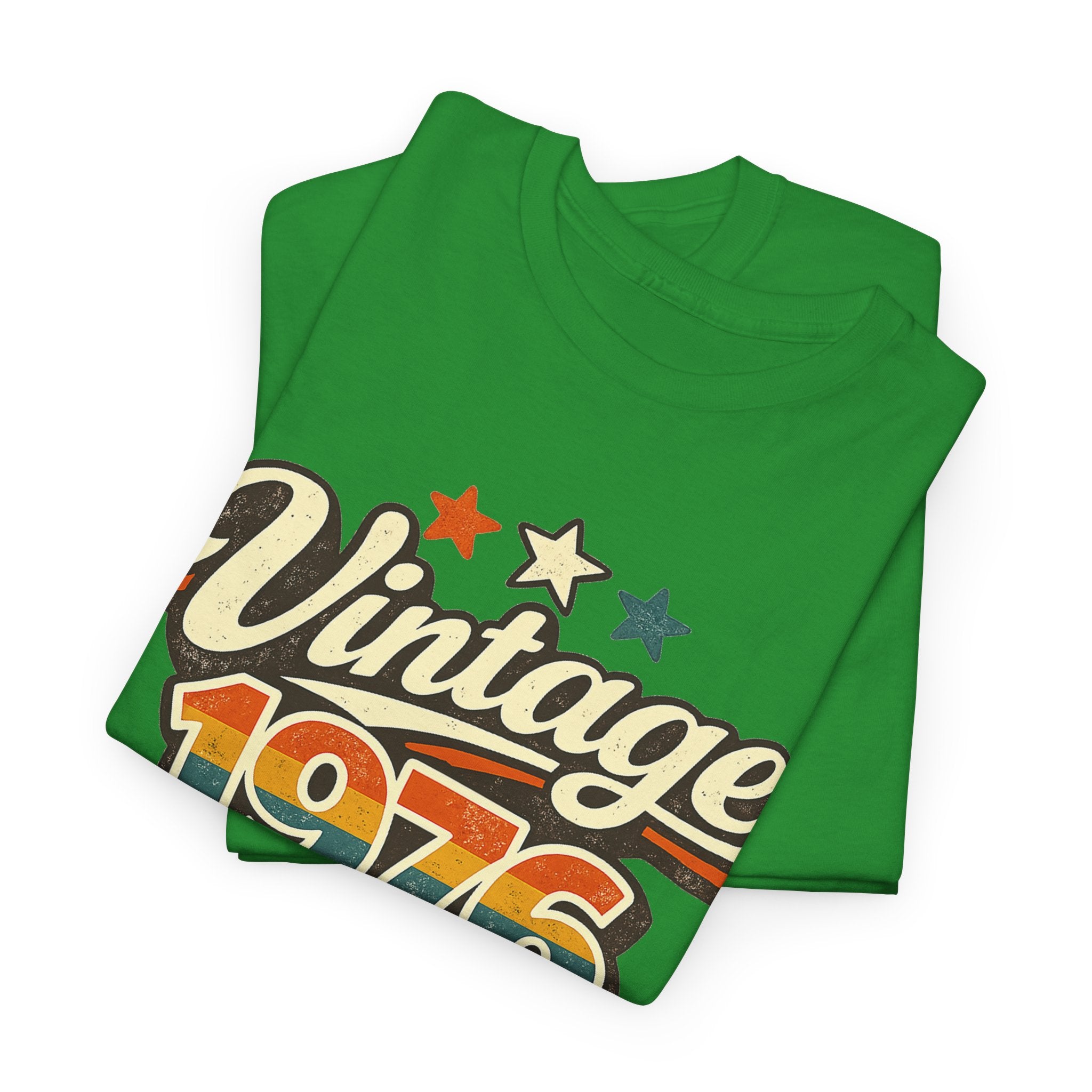 Vintage 1976 Retro Graphic Tee — Classic Birthday or Anniversary Gift