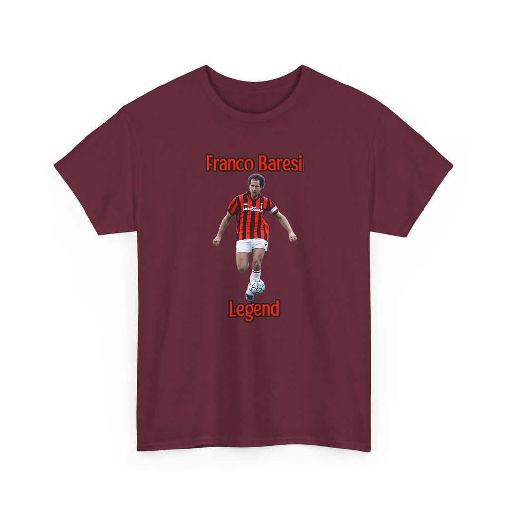 Franco Baresi Legend Tee — AC Milan Retro Soccer Graphic T-Shirt
