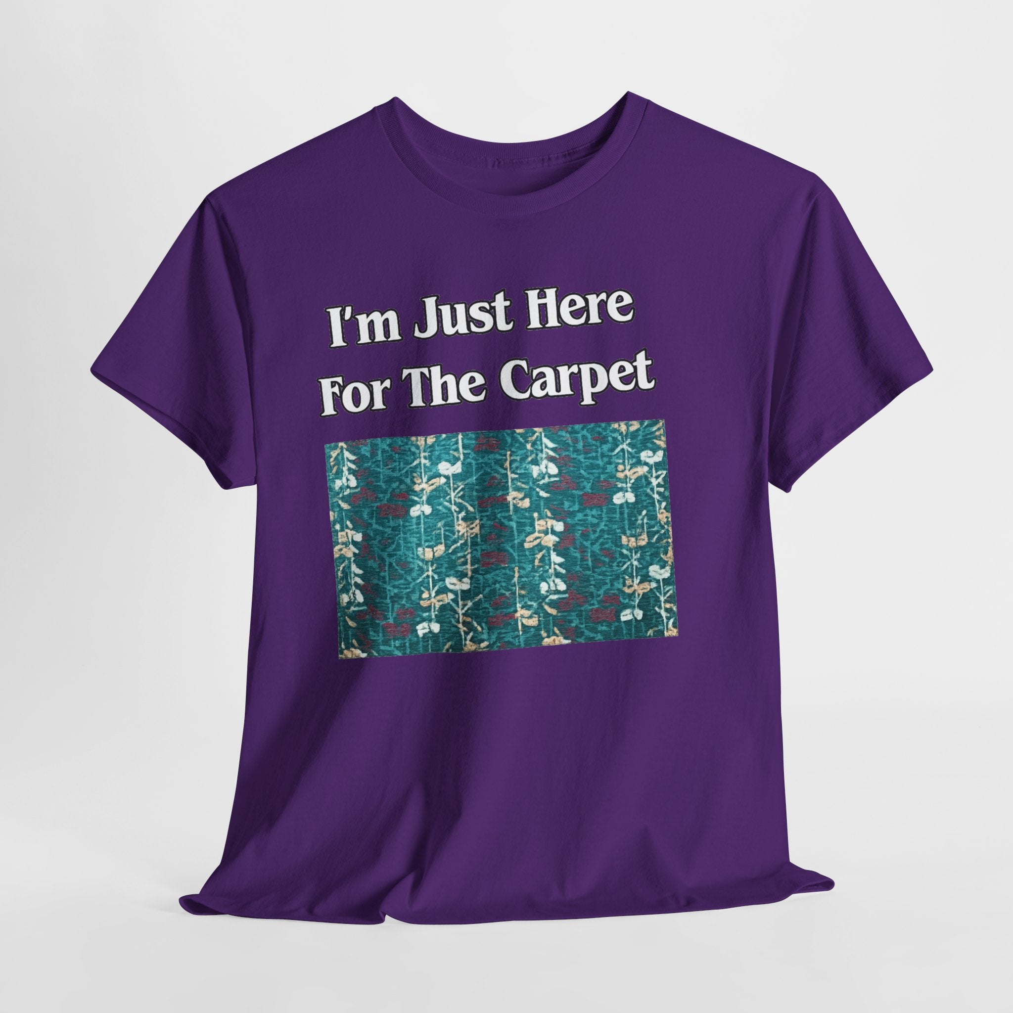 Orlando Airport Carpet Lover T-Shirt — "I'm Just Here For The Carpet" Graphic Tee