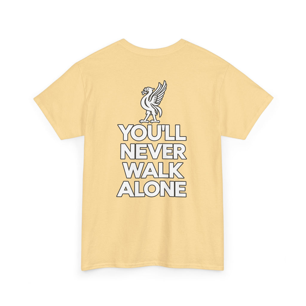 You'll Never Walk Alone T‑Shirt — Liverpool FC Crest Cotton Tee