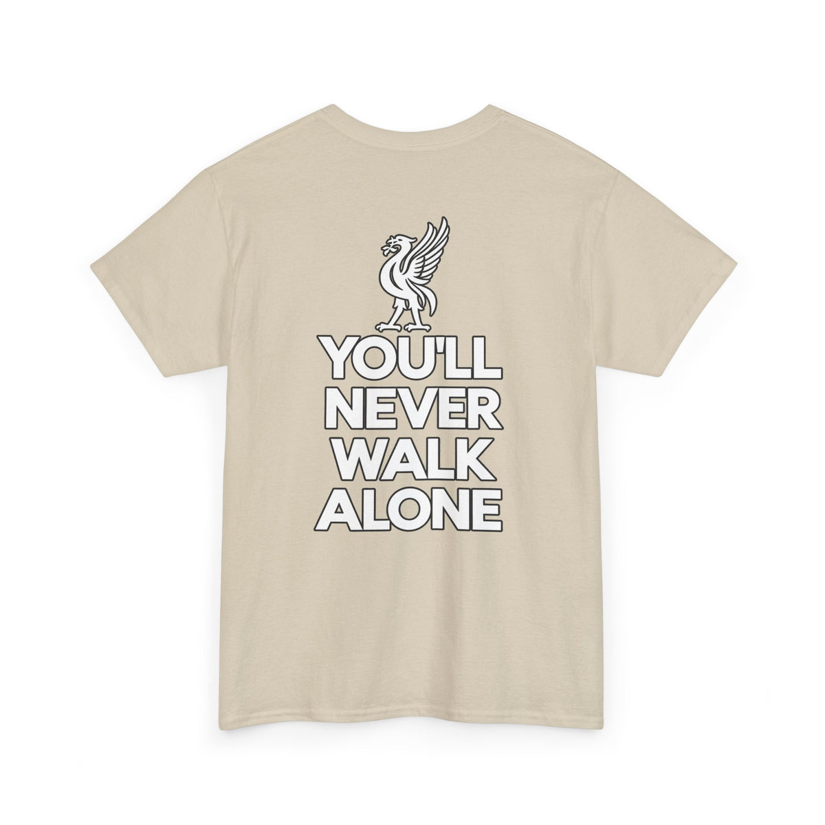 You'll Never Walk Alone T‑Shirt — Liverpool FC Crest Cotton Tee