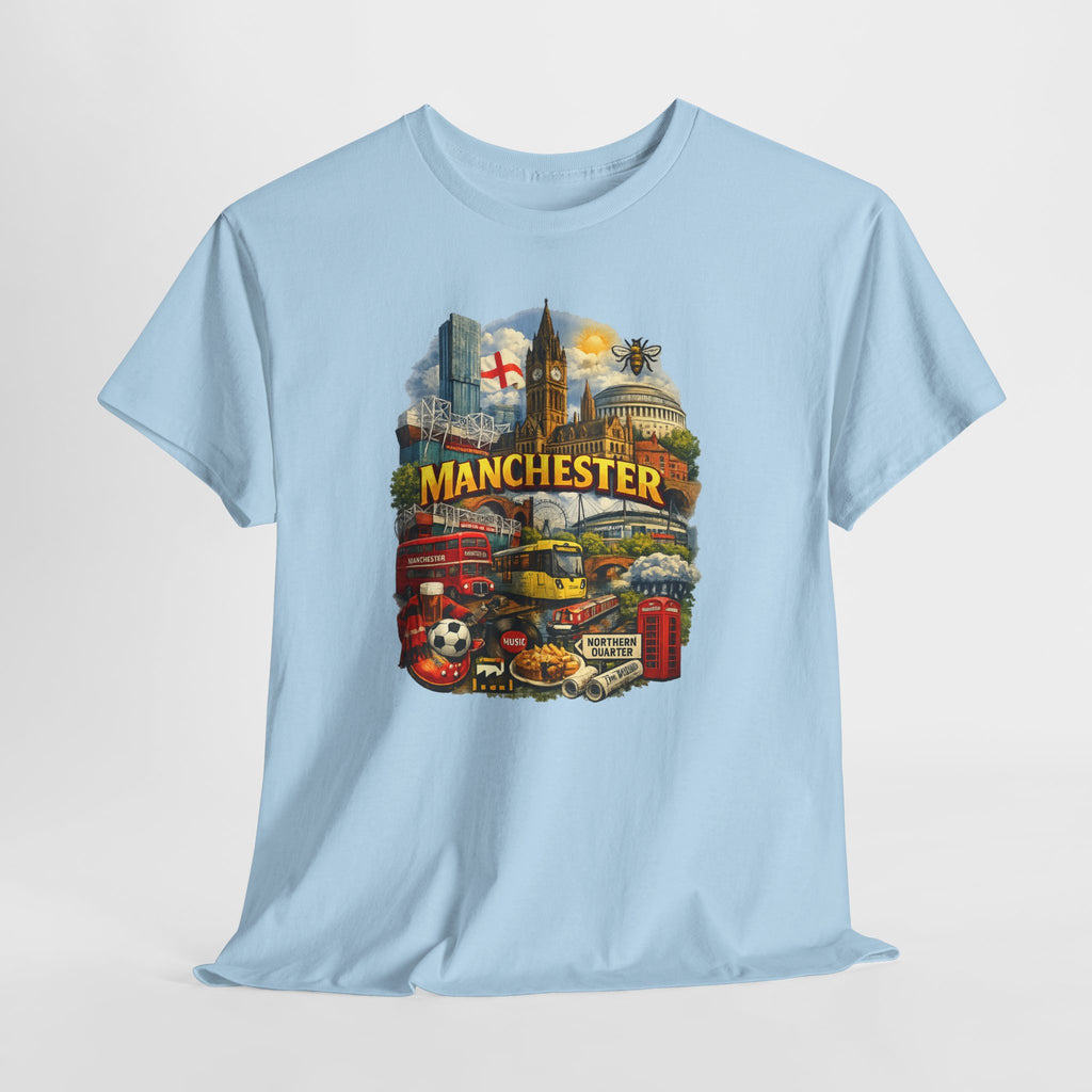 Manchester Skyline Collage T-Shirt