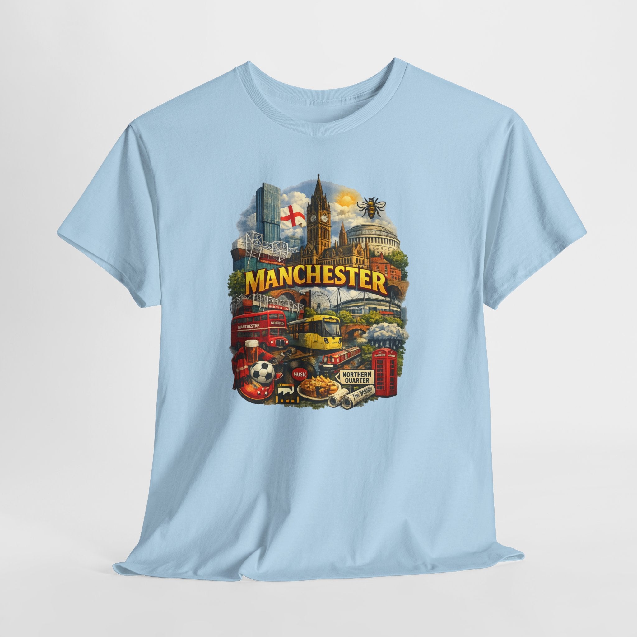 Manchester Skyline Collage T-Shirt