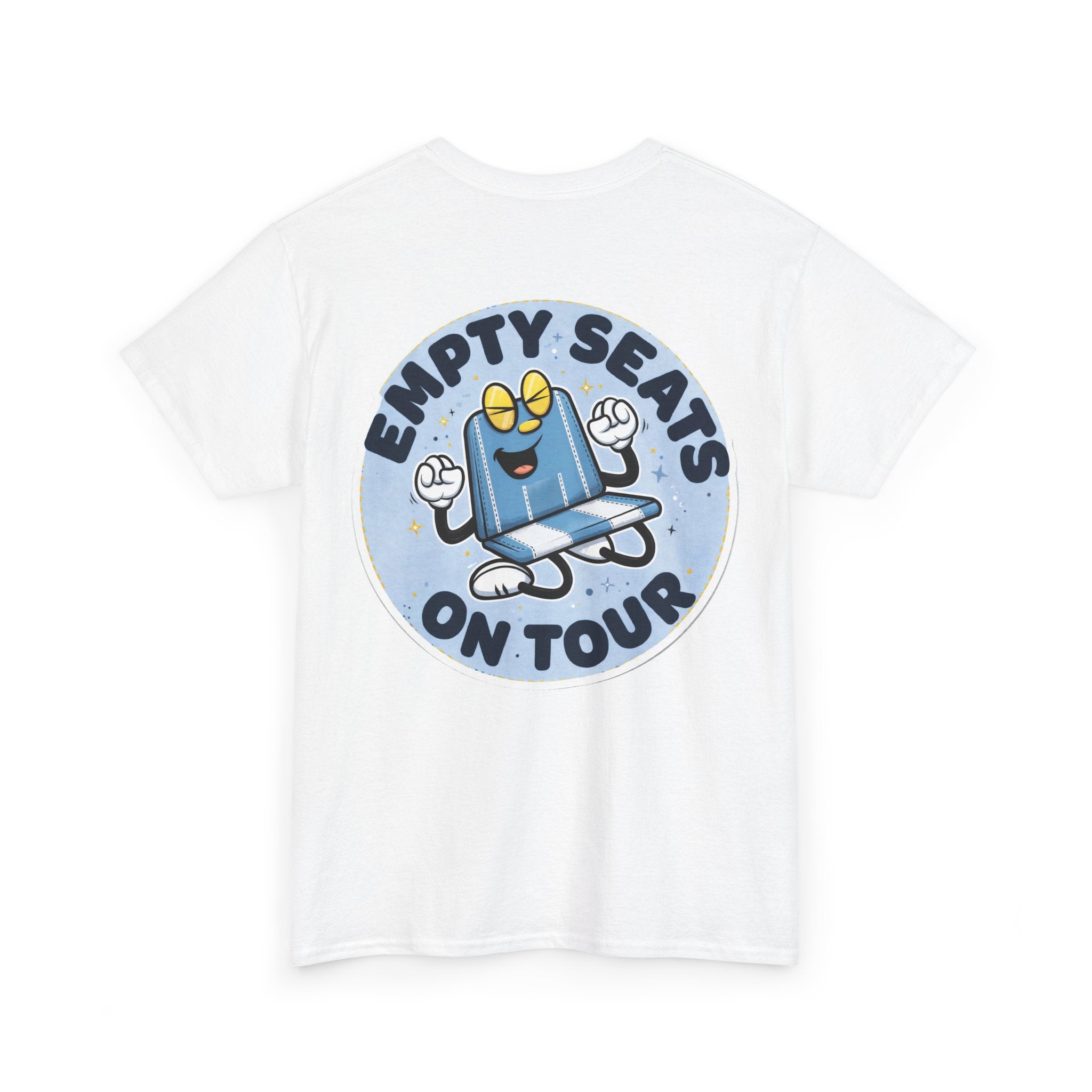 Manchester City T-Shirt — 'Empty Blue Seats On Tour' Retro Skate Graphic Tee