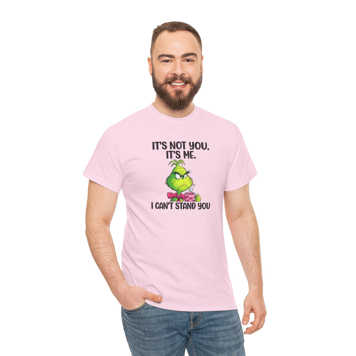 Grumpy Grinch Tee – "It's Not You. It's Me. I Can't Stand You" Christmas Shirt