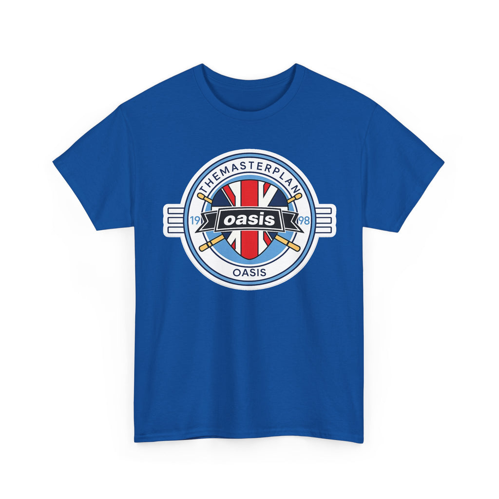 Oasis Union Jack Band Tee – Retro Rock Logo T-Shirt
