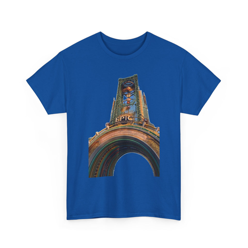 Epci Universe Vintage Theater Arch Graphic Tee — 'Epic' Retro Marquee T-Shirt