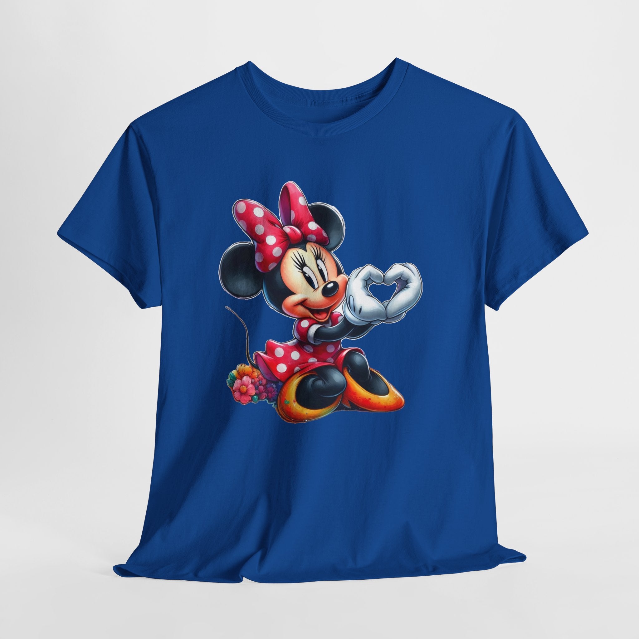 Minnie Mouse Character Heart Graphic Tee