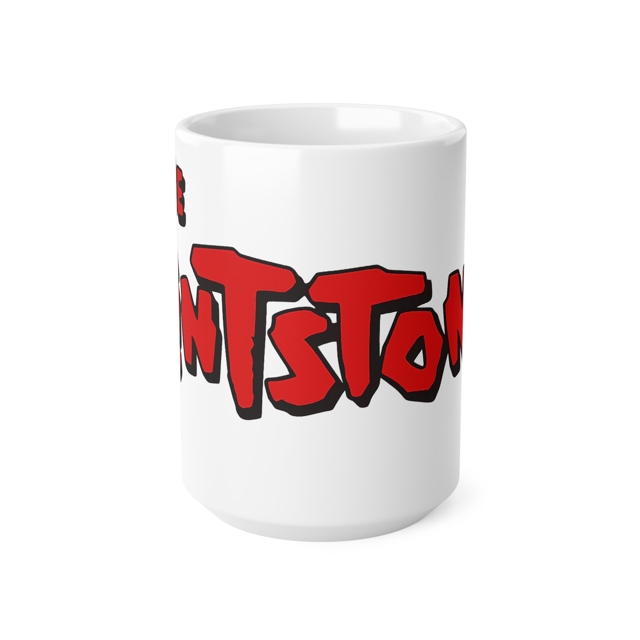 The Flintstones Red Logo Ceramic Coffee Mug — 11oz & 15oz