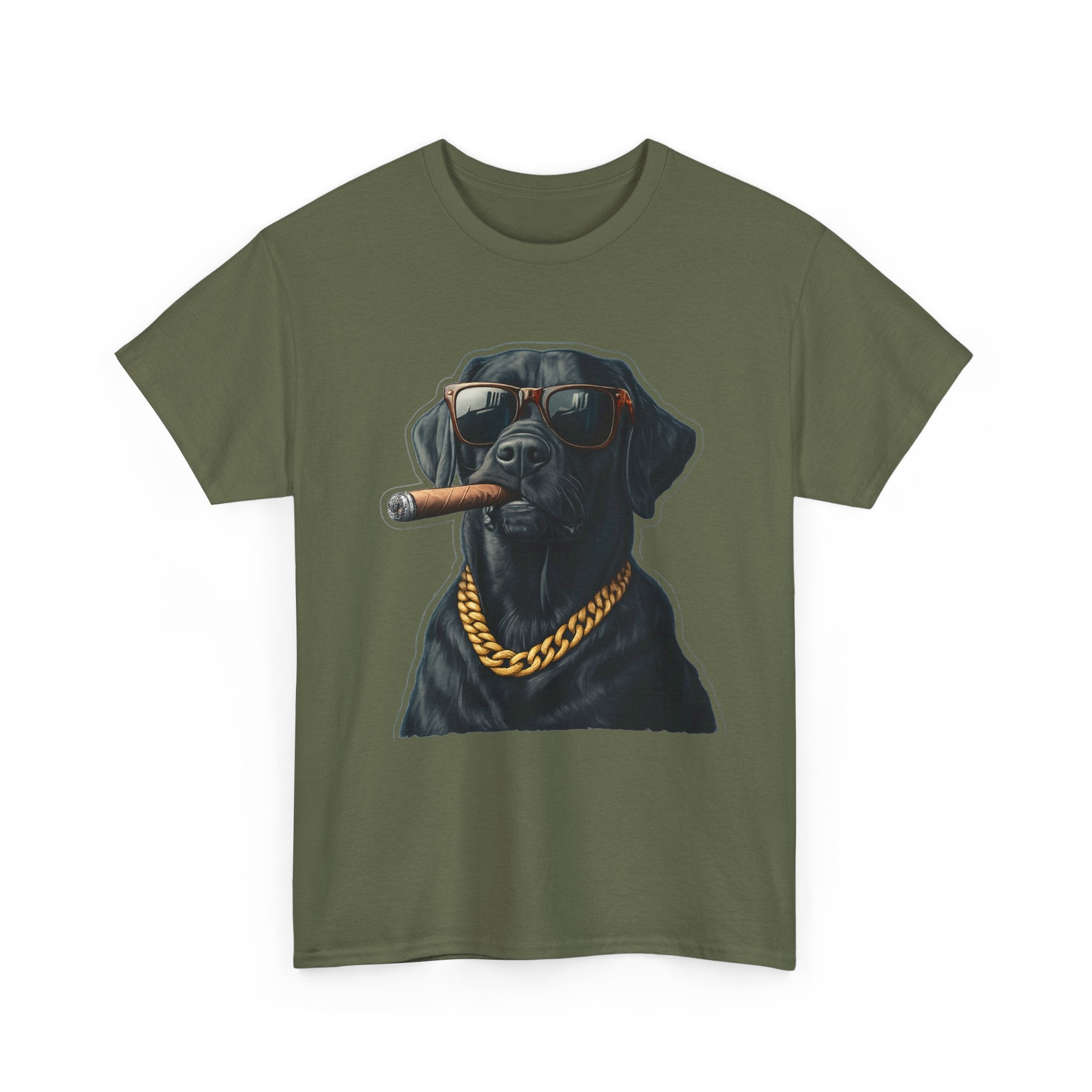 Cool Rottweiler Smoking Cigar Graphic Tee — Dog Lover Streetwear