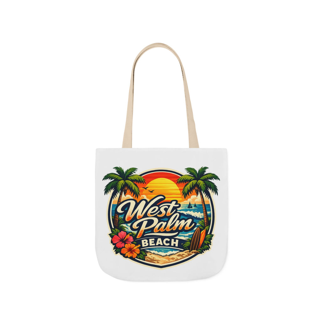 West Palm Beach Vintage Sunset Tote