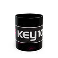 Key 103 Black Coffee Mug – Retro Radio Logo 11oz/15oz