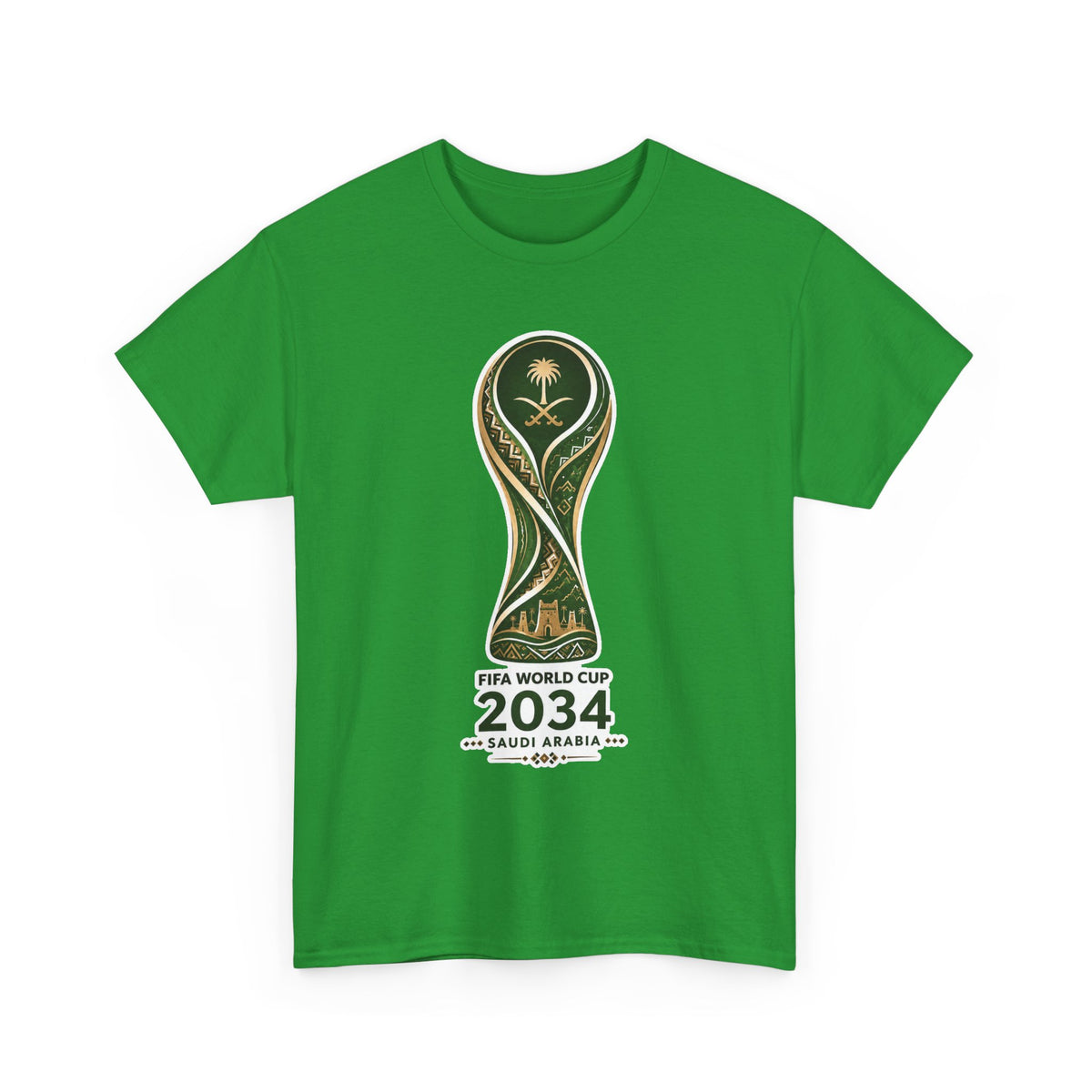 2034 FIFA World Cup Qatar 2034 Trophy Cotton T‑Shirt