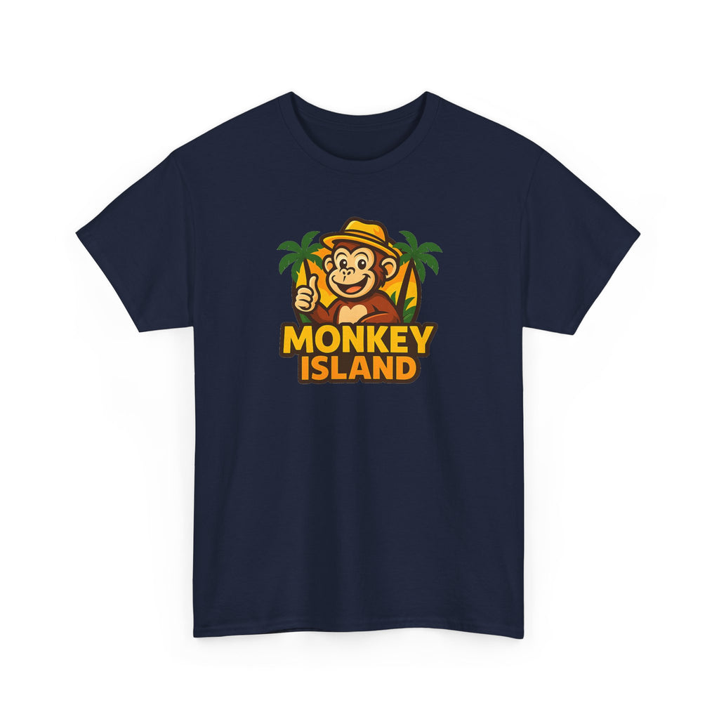 Monkey Island T-Shirt — Cute Tropical Monkey Logo Tee