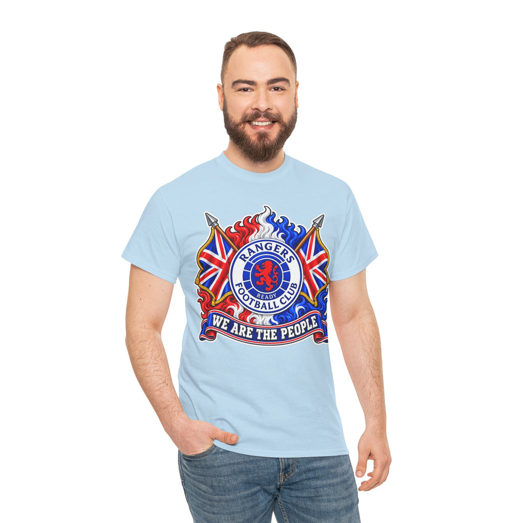 Rangers Football Club Tee — "We Are The People" Crest Cotton T-Shirt