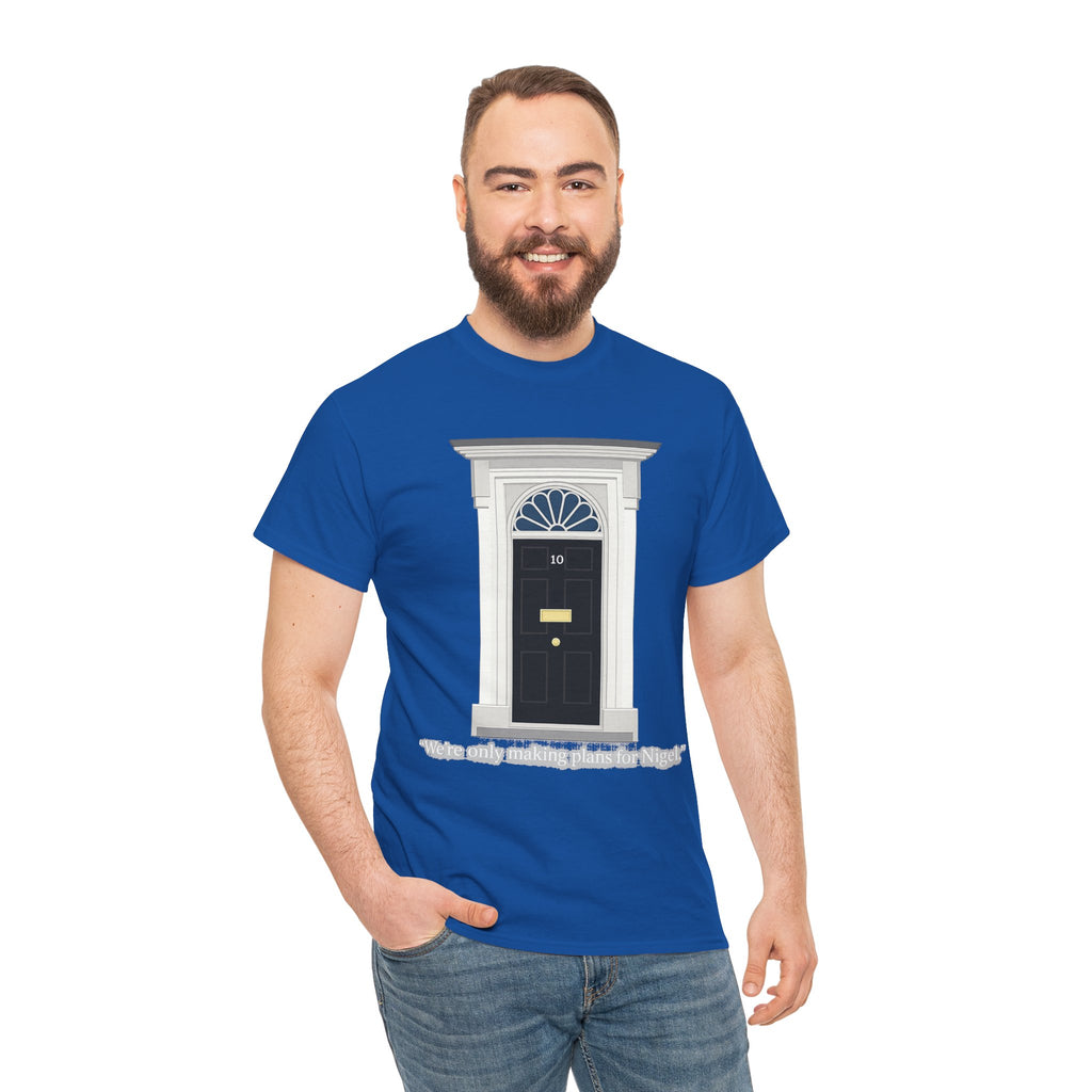 Doorway Graphic Tee — 'With Only a Knocking, who will be Might?' Black T‑Shirt