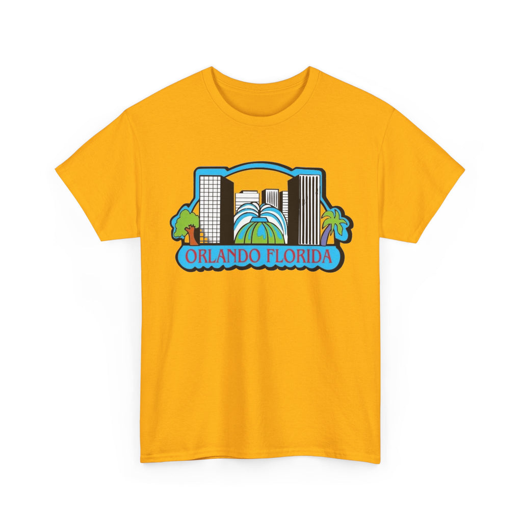 Orlando Florida Retro Skyline T-Shirt