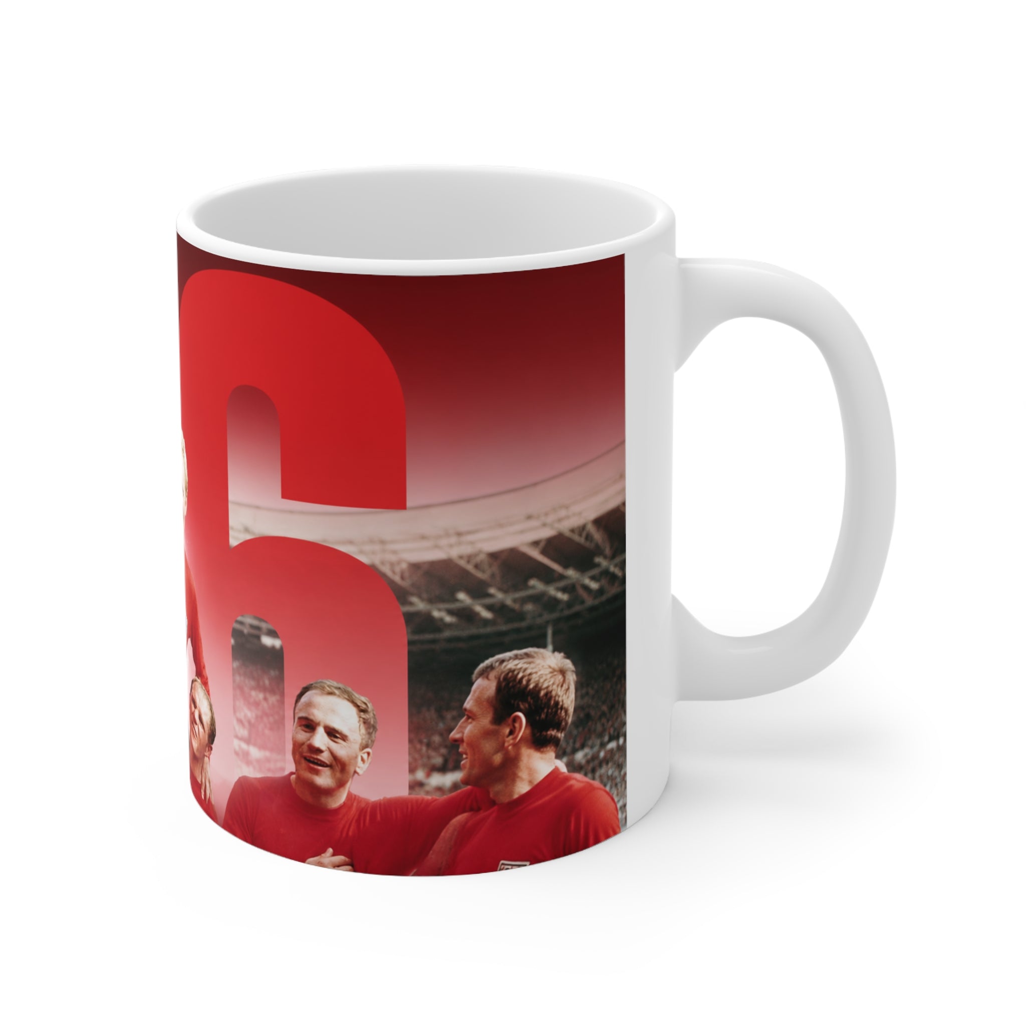 England 1966 World Cup Champions Vintage Football Mug — Retro 1966 Soccer Team Design