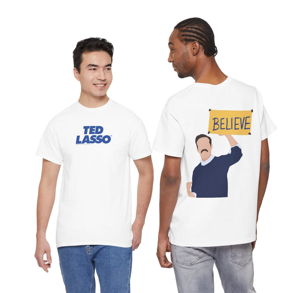 Ted Lasso Inspired "Believe" Tee — Inspirational TV Fan Shirt Cotton T-Shirt