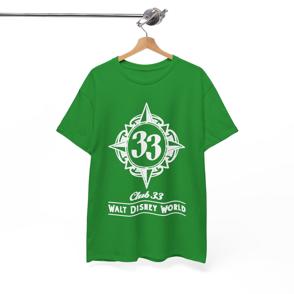 Club 33 Walt Disney World Inspired Cotton T-Shirt — Vintage Compass Logo Tee