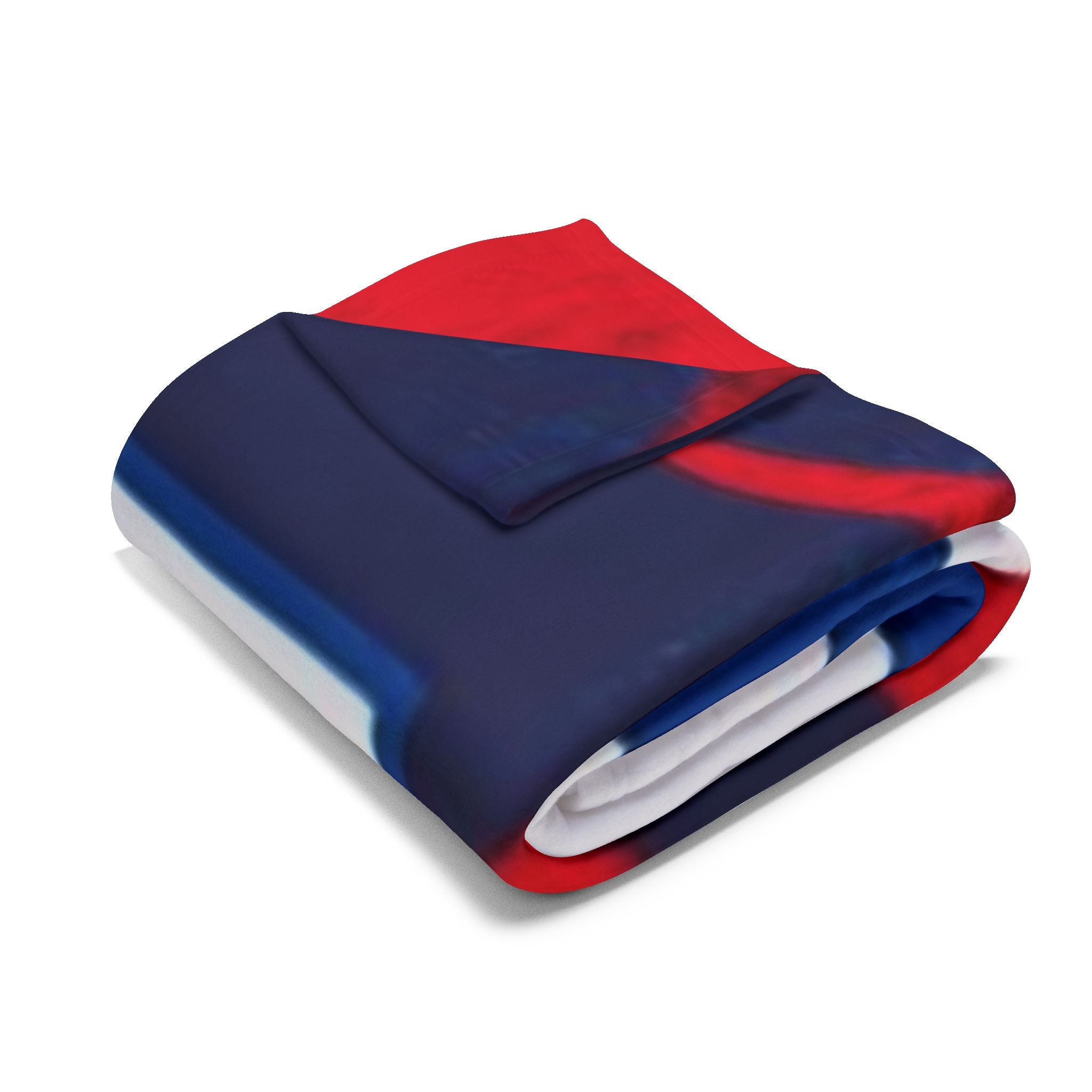England Football Crest Fleece Blanket – Cozy Red & Blue Soccer Throw