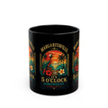 Margaritaville 5 O'Clock Mug – Black Tropical Parrot Cocktail Coffee Cup