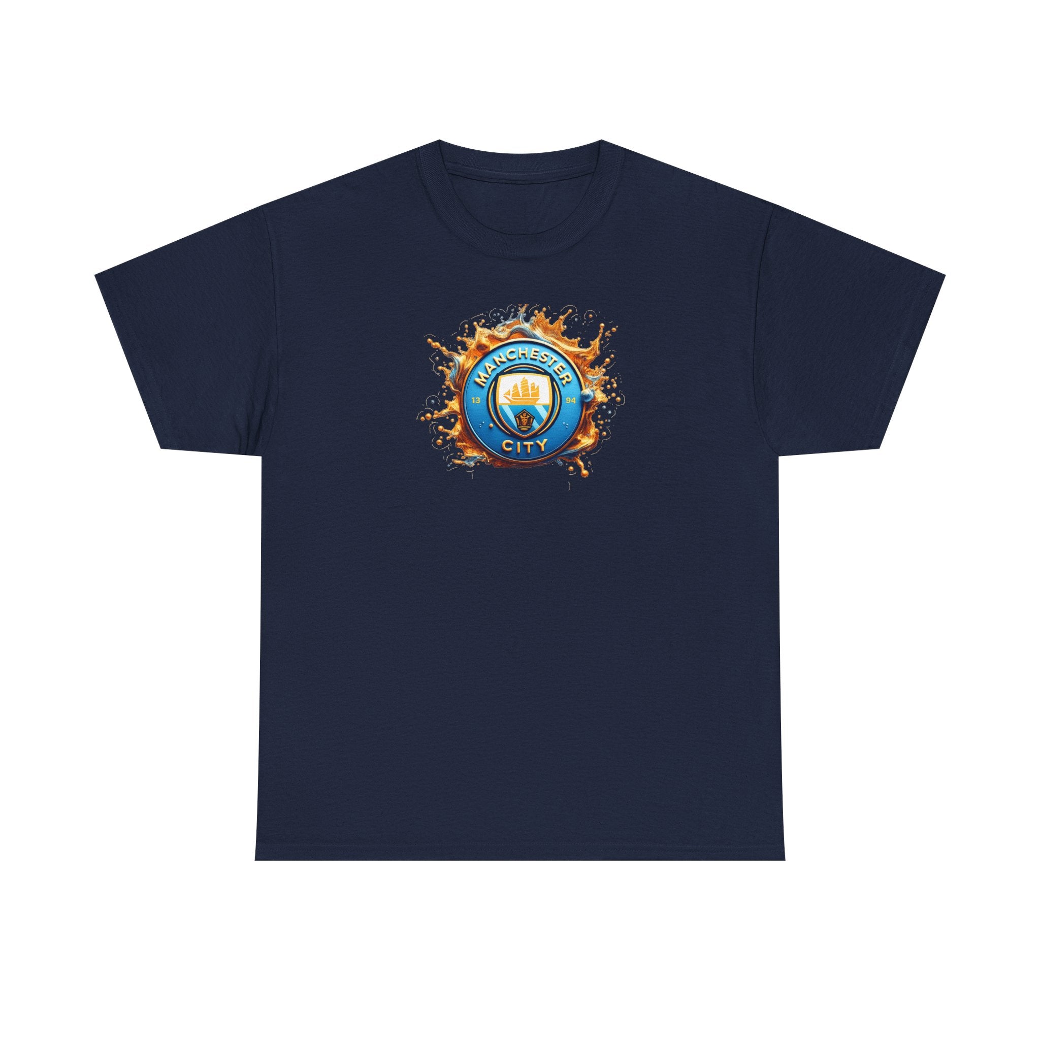 Manchester City T-Shirt – 'Eat. Sleep. City. Repeat.' Football Fan Tee