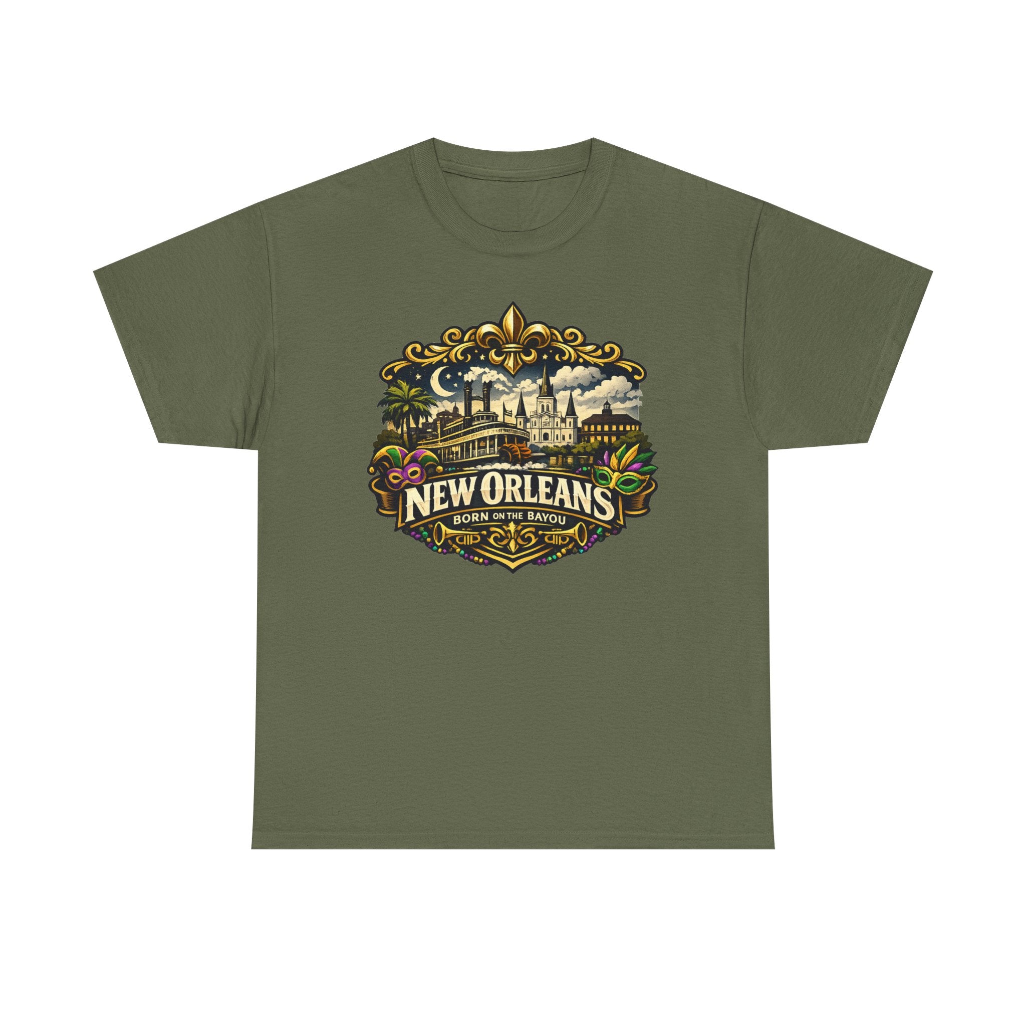 New Orleans Vintage Badge Tee — Crescent City Souvenir T-Shirt